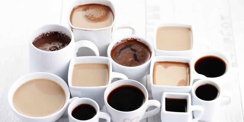 انواع نوشیدنی قهوه